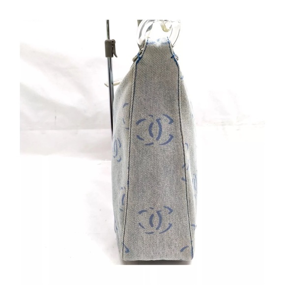 CHANEL CC DENIM SHOULDER BAG - Picture 4 of 12